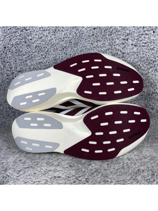 Adidas Adizero Evo SL Texas A&M Size 13 Men Running White Team Maroon JQ4566 main image 6